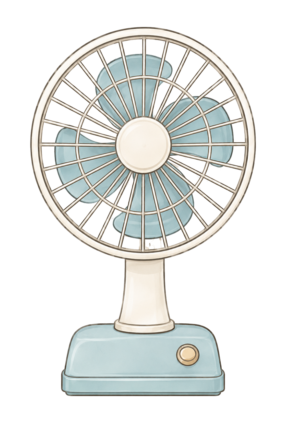 涼しげな扇風機