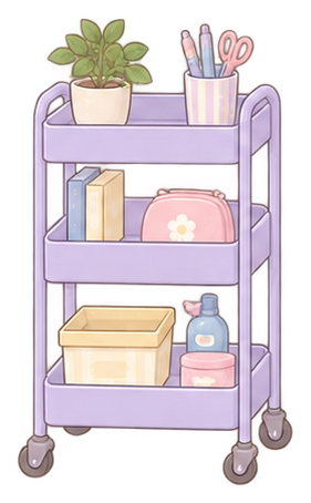 パステルなカート